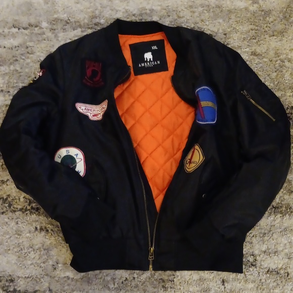 American Stitch brand. Bomber mens sz. XXL. Blk/multi color.. - Picture 9 of 10